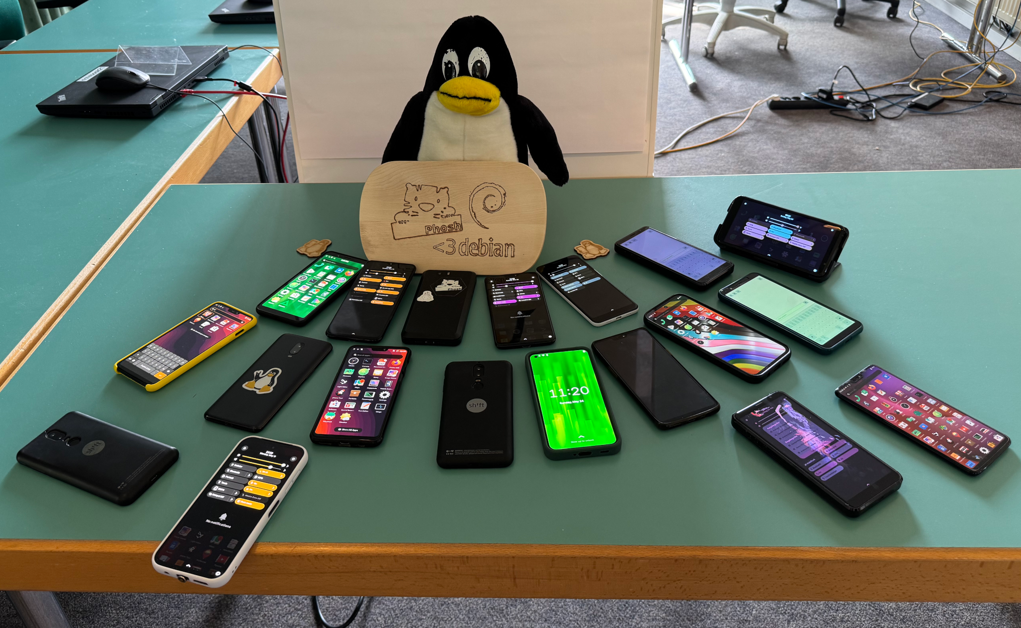 Some devices running Phosh