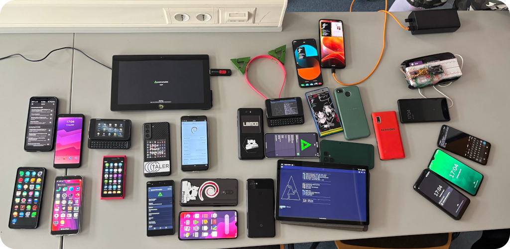 Phone group photo